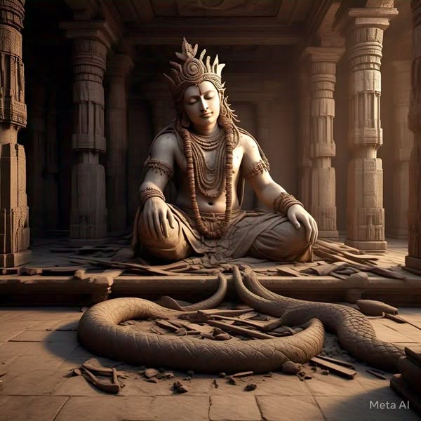 A male god with sleepy face who is the destroyer of love